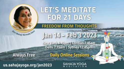 Let’s Meditate for 21 Days Course from USA, January 2023