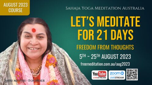 Let’s Meditate for 21 Days – August 2023