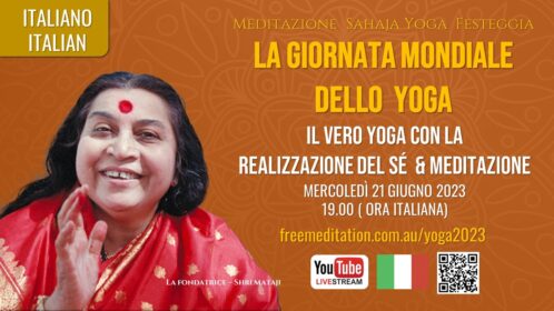 World  Yoga Day Italian – 21st June 2023