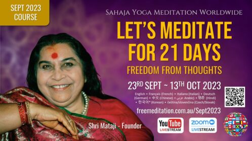 Let’s Meditate for 21 Days – Sept to Oct 2023