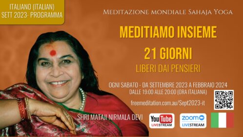 Weekly Meditation Italian Course – September 2023