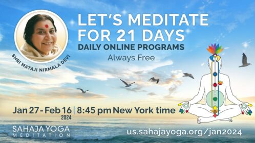 21 Day Online Meditation Course – 27 Jan – 16 Feb 2024