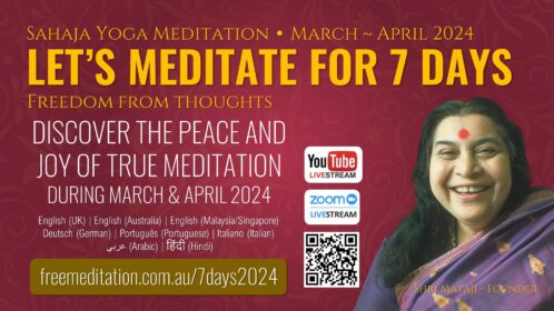 Let’s Meditate for 7 Days – During March & April 2024