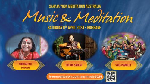 Brisbane Music and Meditation – Saturday 6th April 2024