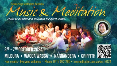 Music & Meditation Concert – Touring regional Australia during October 2024