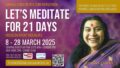 Let’s Meditate for 21 Days Course • 8th – 28th March 2025