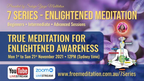 7 Series Enlightened Meditation – November 2021