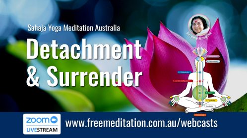 Detachment & Surrender – Live on Zoom 9th June 2020