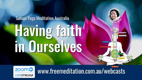 Having faith in ourselves – Live on Zoom 4th June 2020