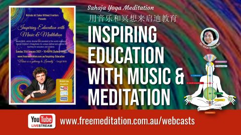 Inspiring Education with Music and Meditation, Sunday 31st January 2021