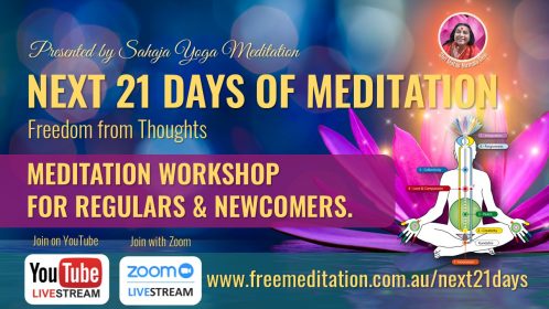 Online Meditation Workshop – Sunday 5th September 2021