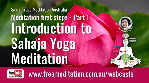 Introduction to Sahaja Yoga Meditation – Live on YouTube 4th June 2020