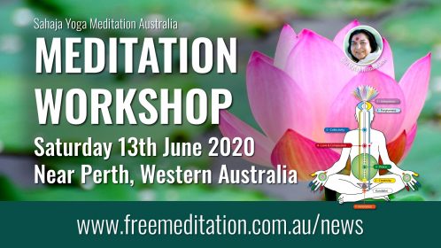 Meditation Seminar – Perth Saturday 13th June 2020