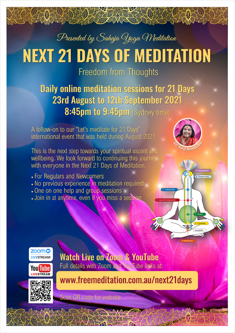 The Next 21 Days | Free Meditation Worldwide