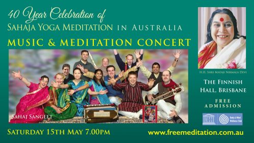 Music & Meditation in Brisbane – Saturday 15th May 2021